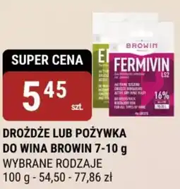 bi1 DROŻDŻE LUB POŻYWKA DO WINA BROWIN oferta