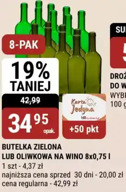 bi1 BUTELKA ZIELONA LUB OLIWKOWA NA WINO oferta