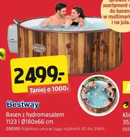Jula Basen z hydromasażem 1123 | 0180x66 cm oferta