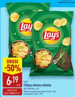 ALDI Chipsy zielona cebulka Lay's oferta