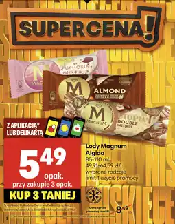 Delikatesy Centrum Lody Magnum Algida oferta