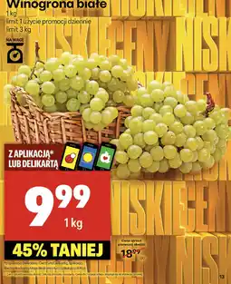 Delikatesy Centrum Winogrona białe Delikatesy Centrum oferta
