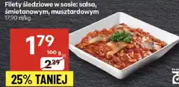 Delikatesy Centrum Filety śledziowe w sosie: salsa, śmietanowym, musztardowym Delikatesy Centrum oferta