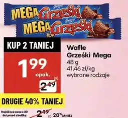 Delikatesy Centrum Wafle Grześki Mega oferta