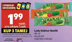 Delikatesy Centrum Lody Kaktus Nestlé oferta