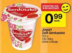 Delikatesy Centrum Jogurt Zott Serduszko oferta