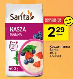 Delikatesy Centrum Kasza manna Sarita 400g oferta