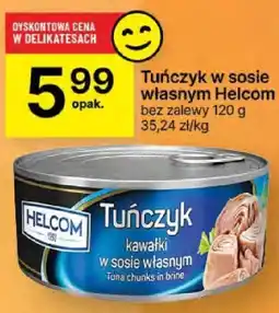 Delikatesy Centrum Tuńczyk kawałki w sosie własnym Helcom oferta