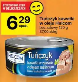 Delikatesy Centrum Tuńczyk kawałki w oleju Helcom oferta
