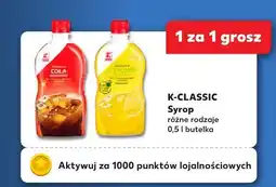 Kaufland Syrop K-Classic różne rodzaje oferta