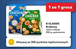 Kaufland Krakersy K-Classic różne rodzaje oferta