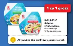 Kaufland Sałatka K-Classic z tuńczykiem różne rodzaje oferta