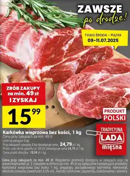 Twój Market Karkówka wieprzowa bez kości Twój Market oferta