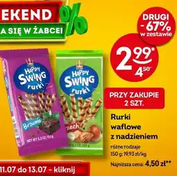 Żabka Rurki waflowe z nadzieniem Happy Swing oferta