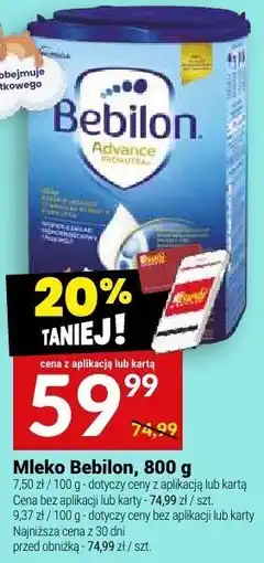 Twój Market Mleko modyfikowane Bebilon oferta