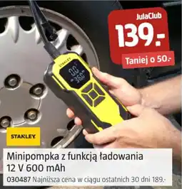 Jula Minipompka z funkcją ładowania 12 V 600 mAh oferta