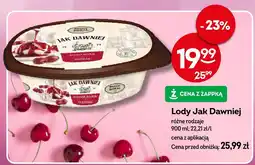 Żabka Lody Jak Dawniej, różne rodzaje oferta