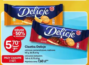 Żabka Ciastka Delicje pomarańczowe oferta