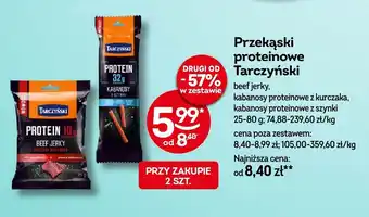 Żabka Kabanosy proteinowe z kurczaka Tarczyński oferta