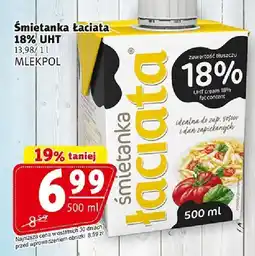 Prim Market Śmietanka łaciata 18% UHT MLEKPOL oferta