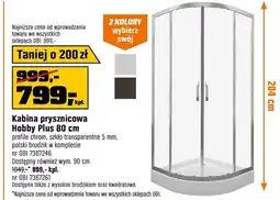 OBI Kabina prysznicowa Polski oferta
