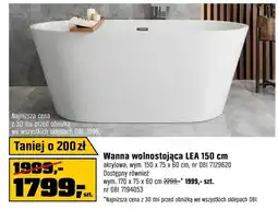 OBI Wanna akrylowa oferta