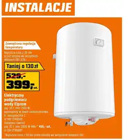 OBI Podgrzewacz wody Elprom oferta