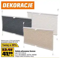 OBI Roleta plisowana Verona oferta