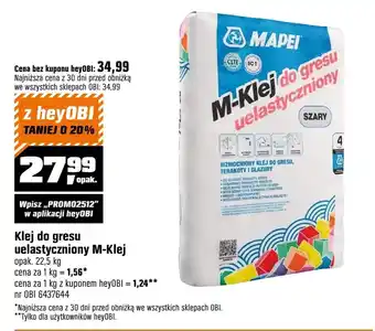 OBI Klej do gresu Mapei oferta