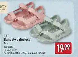 ALDI Sandały L & D oferta