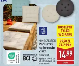 ALDI Poduszka na krzesło Home Creation oferta