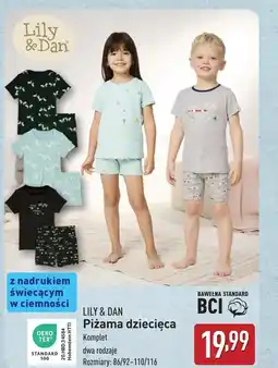 ALDI Piżama Lily & Dan oferta