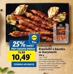 Lidl Kręciołki z boczku Grill&Fun oferta