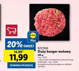 Lidl Burger Rzeźnik oferta