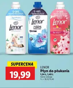 Lidl Płyn do płukania tkanin Lenor oferta