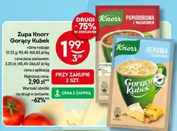 Żabka Zupa Knorr Gorący Kubek, różne rodzaje oferta