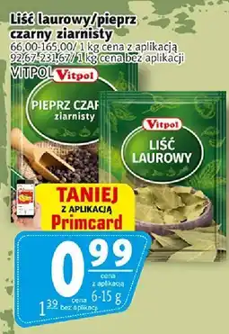 Prim Market Przyprawa pieprz czarny ziarnisty Vitpol oferta