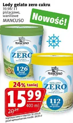 Prim Market Lody gelato zero cukru Mancuso oferta