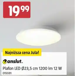 Jula Plafon LED 023,5 cm 1200 Im 12 W oferta
