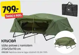 Jula Łóżko polowe z namiotem 215x125x110 cm oferta