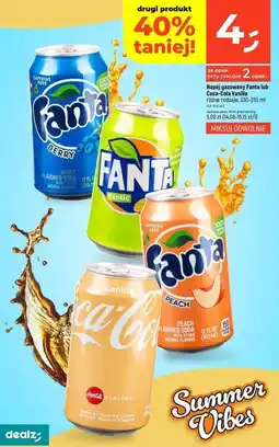 Dealz Napój Coca-Cola Vanilla oferta