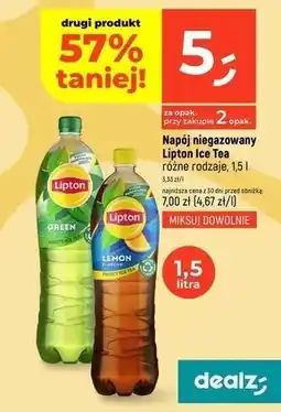 Dealz Herbata mrożona classic Lipton Green Ice Tea oferta