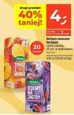 Dealz Herbata idziemy na jagody Herbapol oferta