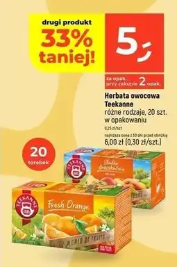 Dealz Herbata słodka brzoskwinia Teekanne oferta