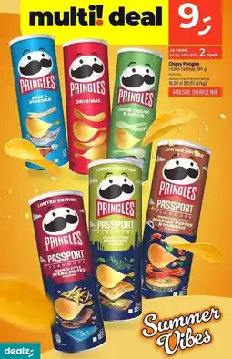Dealz Chipsy middle east style roasted pepper & hummus Pringles Passport Flavours oferta
