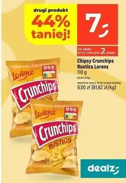 Dealz Chipsy solone Crunchips Rustics oferta