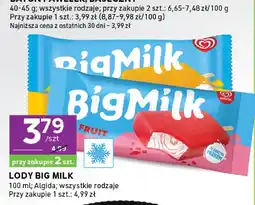 Stokrotka Lody Big Milk Algida oferta