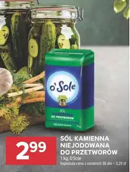 Stokrotka Sól kamienna niejodowana do przetworów o'Sole oferta