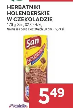 Stokrotka Herbatniki holenderskie w czekoladzie Sam oferta