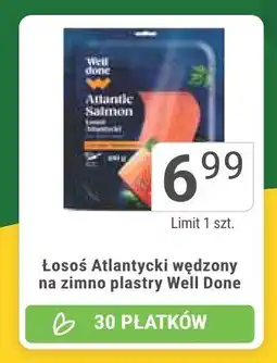 Stokrotka Łosoś wędzony Atlantycki na zimno plastry Well Done oferta